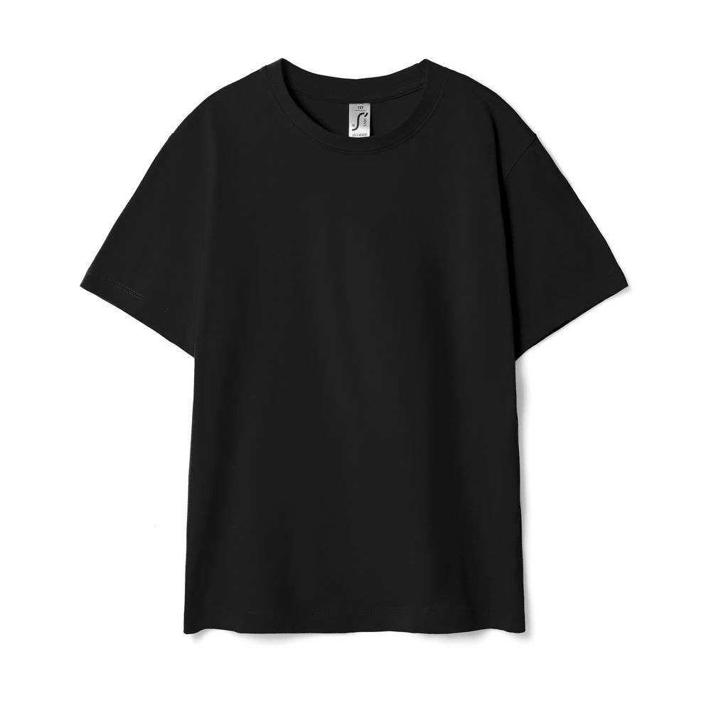 картинка Футболка детская Regent Kids 150, черная от магазина