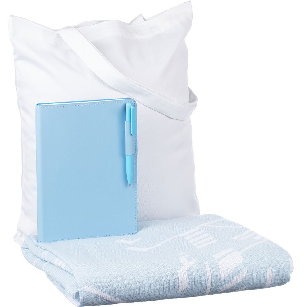 картинка Набор Merry Flakes, голубой с белым от магазина