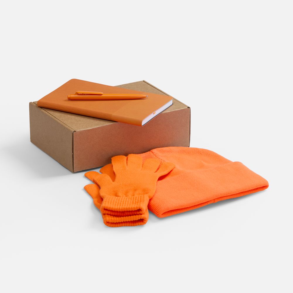 картинка Набор Knit Warm, оранжевый от магазина