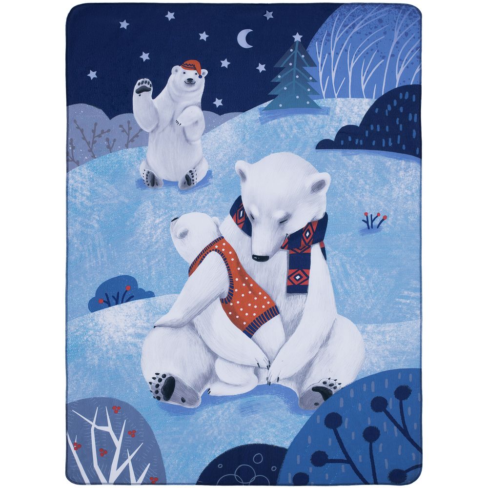 картинка Флисовый плед Wintart Bear от магазина