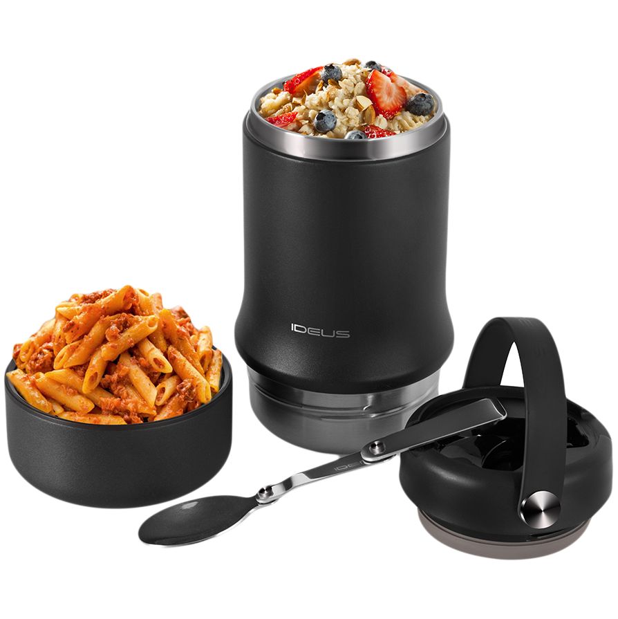 картинка Термос для еды Tabenodo, черный от магазина