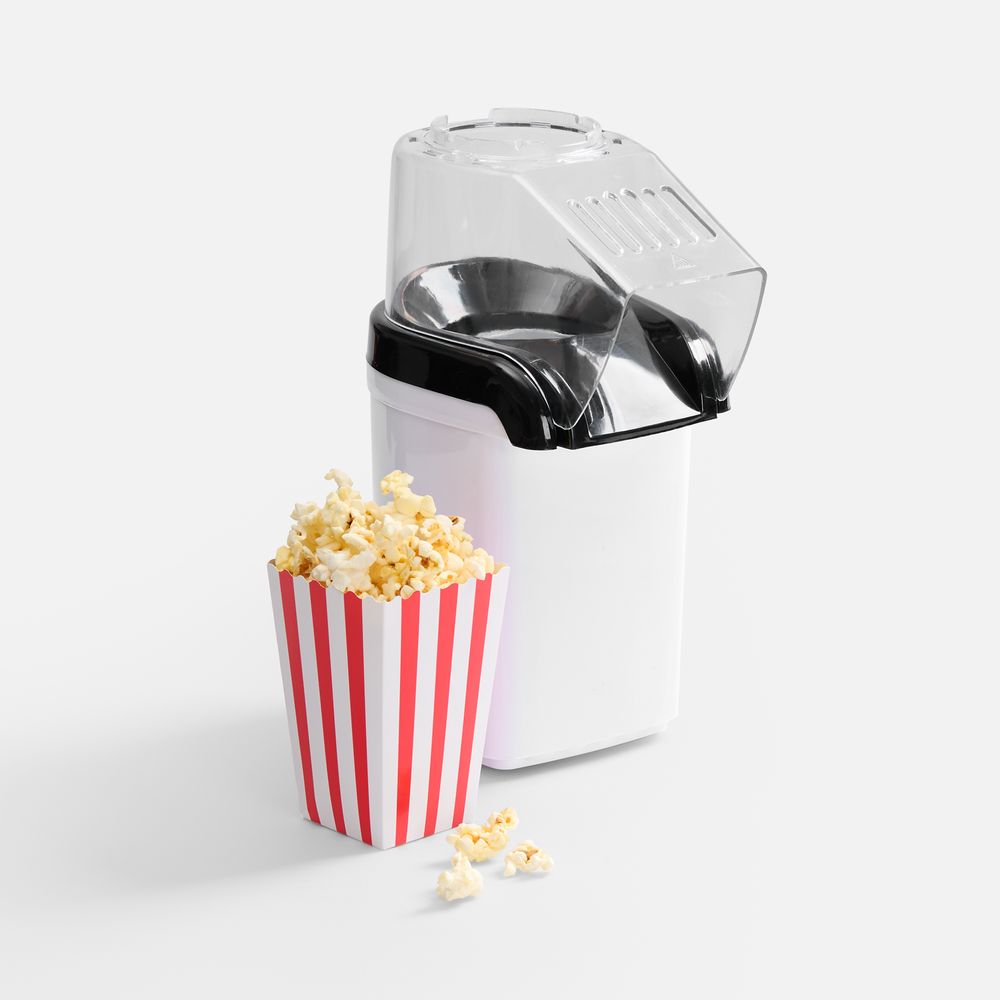 картинка Машина для приготовления попкорна Crisp Twist, белая от магазина