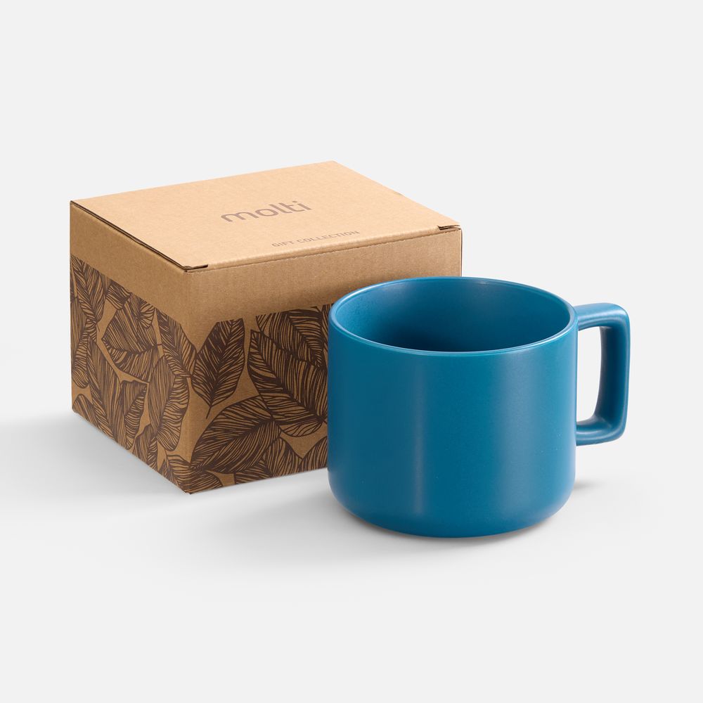 картинка Чашка Jumbo в коробке матовая, морская волна от магазина