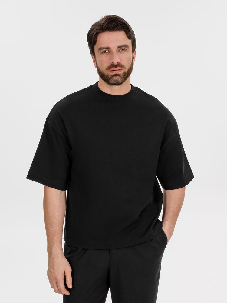 картинка Футболка оверсайз Big Boss, черная от магазина