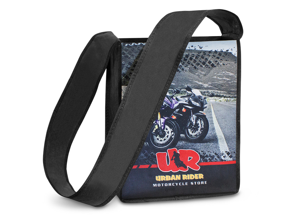 картинка Сумка-мессенджер из нетканого материала PET с возможностью полноцветной печати от магазина