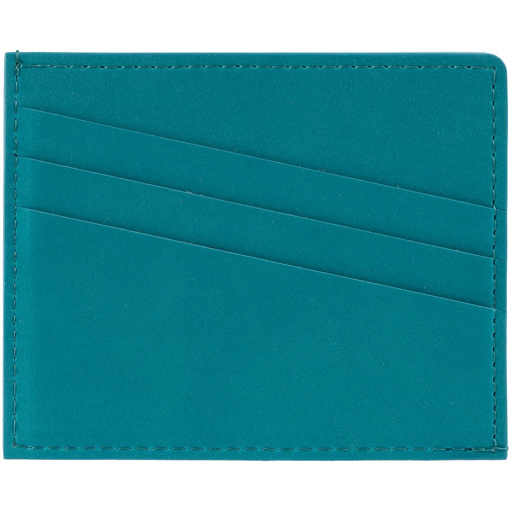 картинка Чехол для карточек Nubuk, бирюзовый от магазина