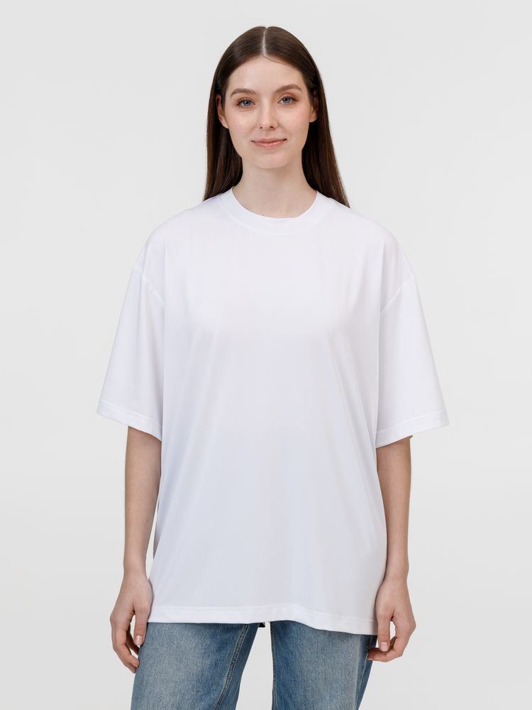 картинка Футболка из бифлекса Morfiss, белая от магазина