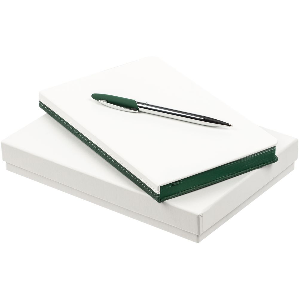 картинка Набор Duplex, белый с зеленым от магазина