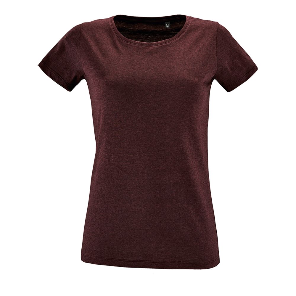 картинка Футболка женская Regent Fit Women, бордовый меланж от магазина