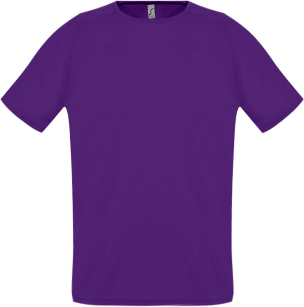 картинка Футболка унисекс Sporty 140 темно-фиолетовая от магазина