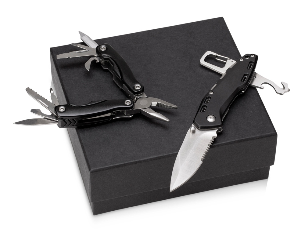 картинка Подарочный набор с мультитулом и ножом Blacksmith от магазина