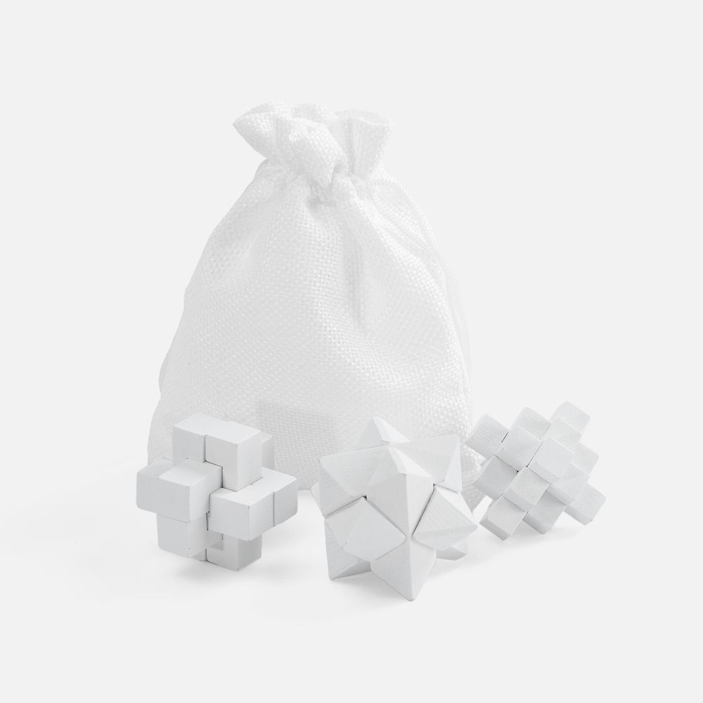 картинка Набор из 3 головоломок Tickler Arcade, белый от магазина