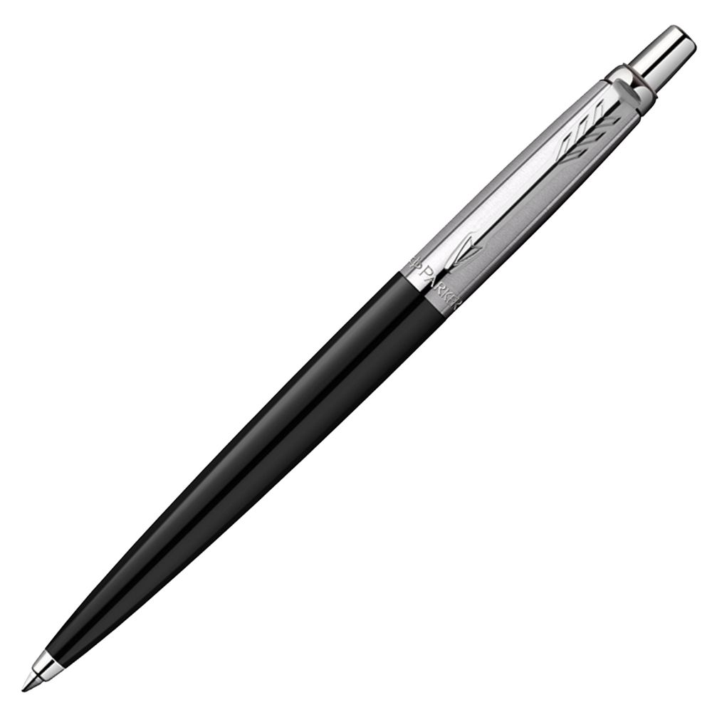 картинка Ручка шариковая Parker Jotter Originals Black Chrome CT, черная от магазина